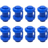 AHLSEN Sunshine smile Capuchons De Pôle De Trampoline,Capuchons de poteaux pour poteaux de Filet de Trampoline, Casquettes de Trampoline,Filet de Sécurité Pièce de Rechange, Casquette de pôle