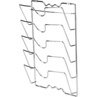 AHLSEN Supports De Couvercle De Casserole Pour Cuisine, Support De Rangement Mural Pour Couvercles De Casseroles, Support Pour Armoires De Cuisine, Porte-Couvercles De Casseroles, Porte Couvercle Plac