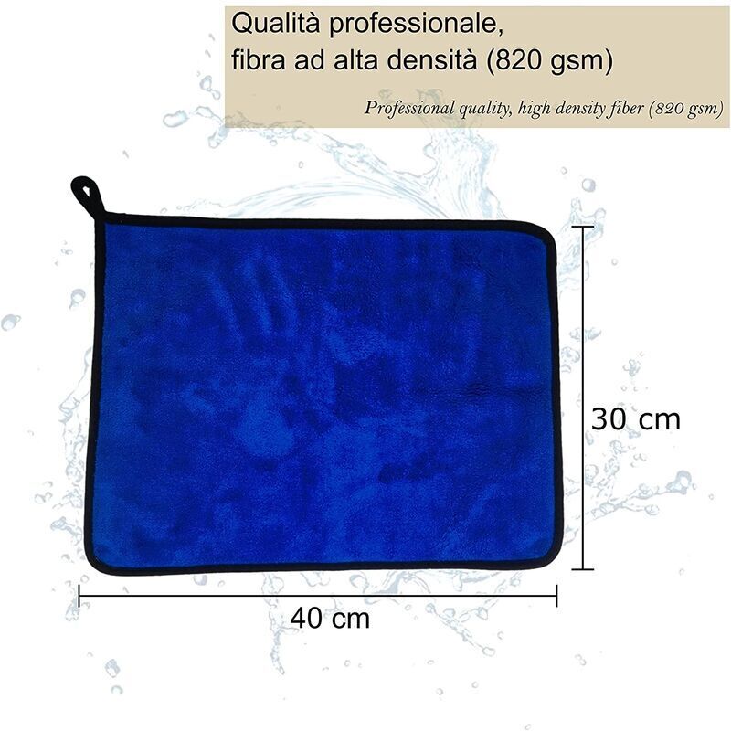 Serviettes Microfibre Faireach 80x50 Cm - Ultra Absorbantes 1000GSM Pour Voiture