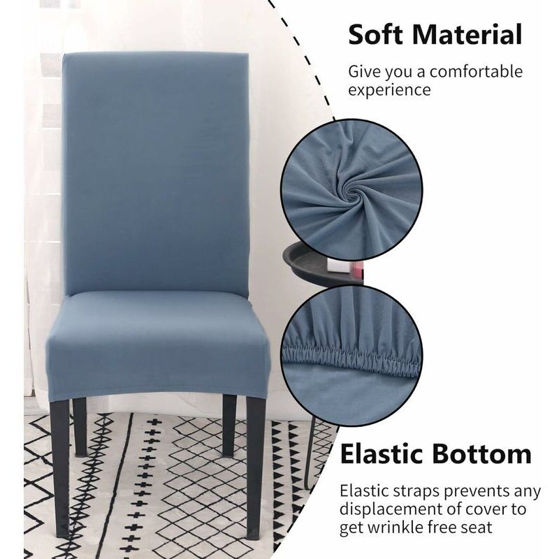 Housse De Chaise Extensible Universelle - Lavable, Amovible - Pour Salle à Manger, Restaurant, Mariage, Banquet - Lot 1 Pièce