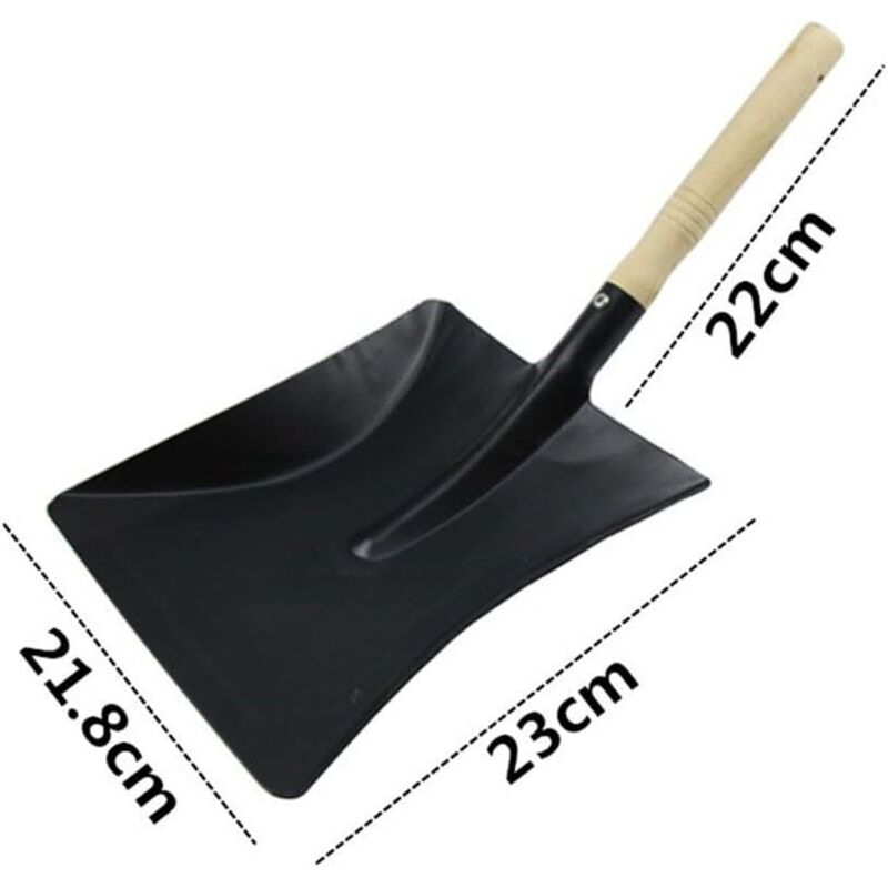 KADAX Pelle à Cendres Pour Poêle à Charbon, Métal