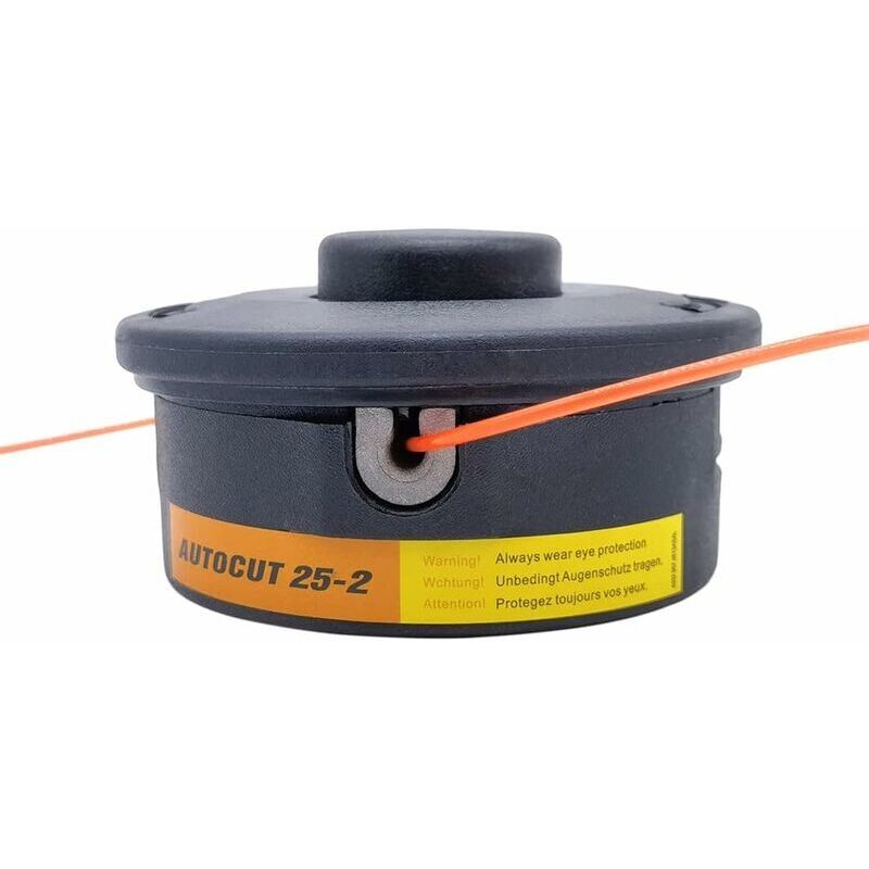 Tête De Coupe AutoCut C25-2 Compatible Stihl FS55 FS80 FS90 FS100 FS130 FS250 – Lot De 2 Bobines Débroussailleuse Automatique Double Fil
