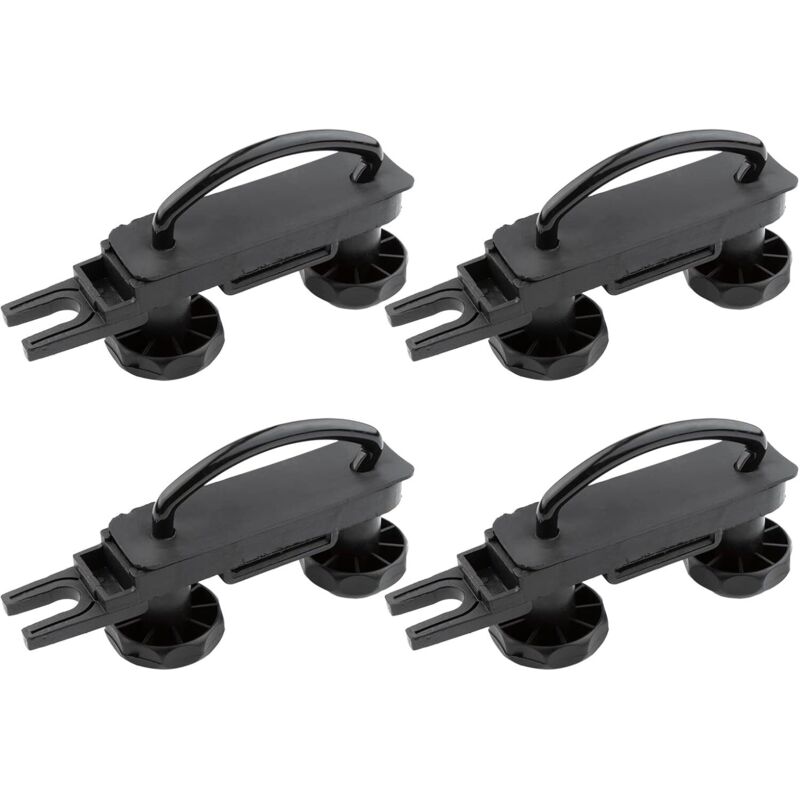 Lot De 2 Sangles D'Arrimage Verrouillables - Câbles Acier Inox - 10 Pieds - Capacité 600 Livres - Pour Kayak, Vélo