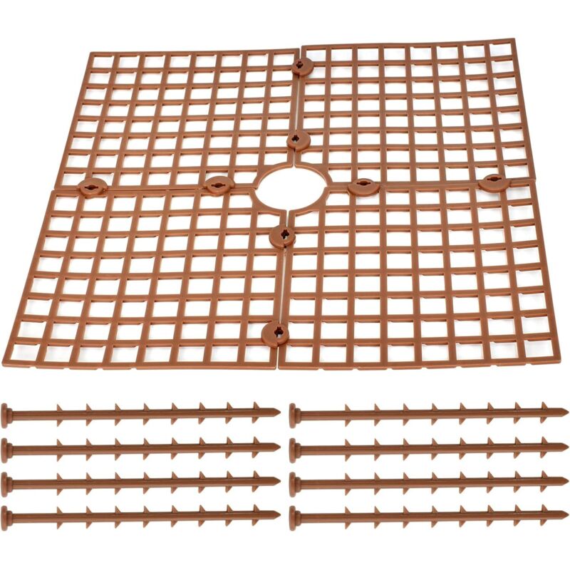 Grille De Protection Pour Pots De Fleurs - 52 Cm, Anti-chats Et Chiens, ABS Durable - 9