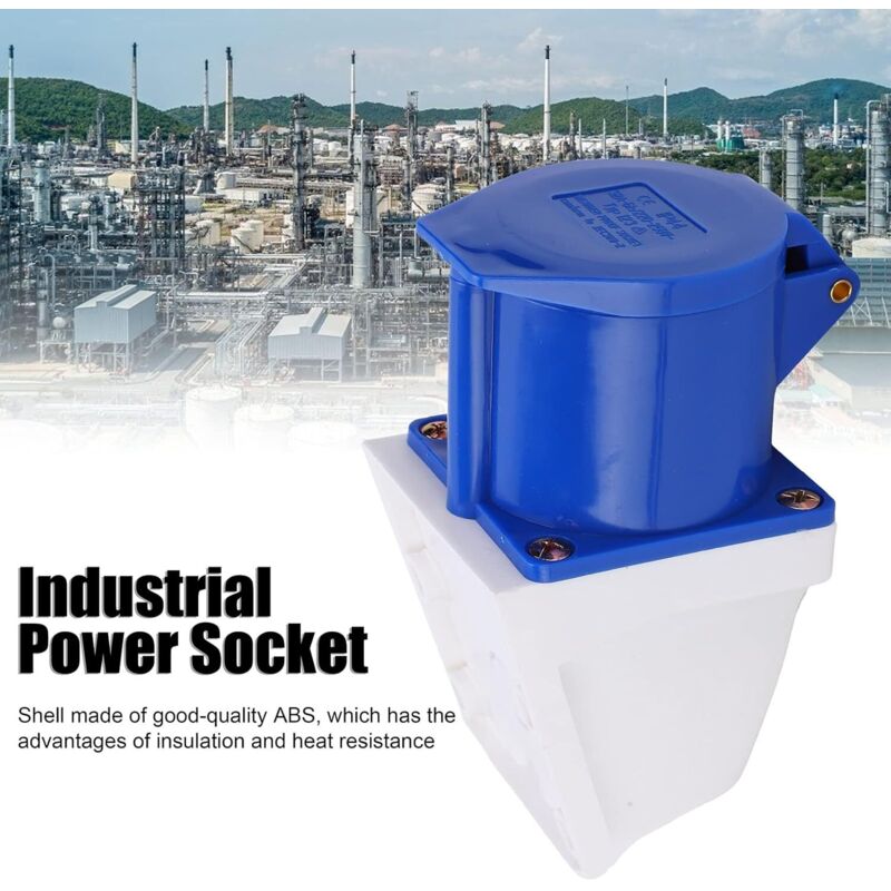 GOTOTOP Prise Triphasée 32A 124 32A 3 Phase IP44 Generator Prise De Courant Industrielle Prise