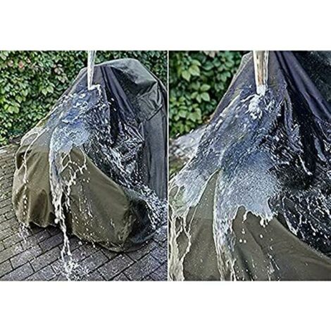 Housse Tondeuse à Gazon - 210D Oxford Imperméable - 193x112x64cm - Anti-UV, Poussière Et Intempéries