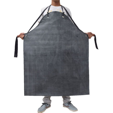 Tablier Hommes Épais Long En Caoutchouc Résistant À L’Huile Imperméable Pour Usine Abattoir - (1/5)
