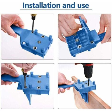 Gabarit De Perçage Avec Réglables, Pour Le Travail Du Bois