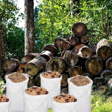 Lot De 40 Sacs à Gravats Extra épais - 32 L, 50x75 Cm, Pour Déchets De Jardin, Briques, Gravats - 9