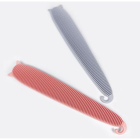 2pcs Peigne pour Chat, Peigne pour Animaux de Compagnie, Peigne de Massage pour Animaux ,Brosse de Massage pour Chat Lavable Sûr Durable Forme de la Langue Plastique (1/5)