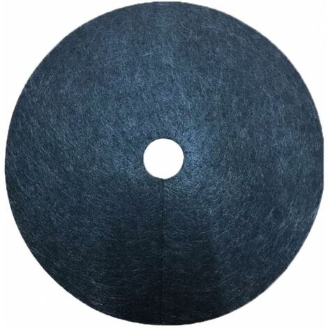 Lot de 10 tapis de paillage non tissés pour arbres - Protection contre les mauvaises herbes - Toile de paillage pour jardin extérieur (1/5)