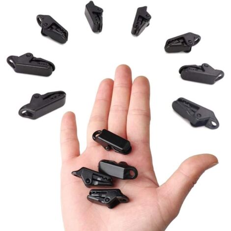 Tarp Clips, Clip Tente, Plastique de Bâche Sécurise Multifonctions Pinces,Accessoires pour