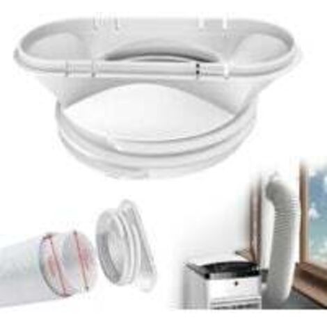 Portable Tuyau Climatiseur Mobile Allongé Kit D'extension de Tuyau de Ventilation Tuyau Évacuation de Climatiseur pour Climatisation Déshumidificateur Sèche Linge (1/3)