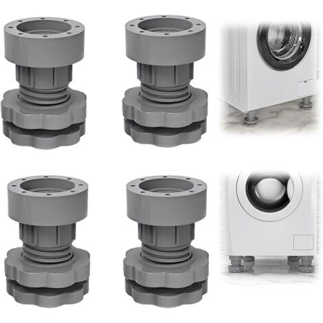 Lot De 4 Coussinets Antivibration En Caoutchouc Pour Climatiseur - Réduction Du Bruit, Installation Facile