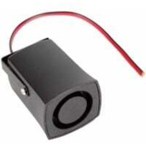 Bip de recul - Alarme de recul Universelle pour Voiture 12V 115db avertisseur sonore de Secours avertisseur sonore Noir, (1/5)