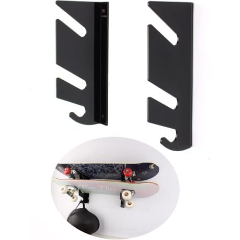 Porte Skate Mural Support Mural Rotatif Pour Skateboard - Clip