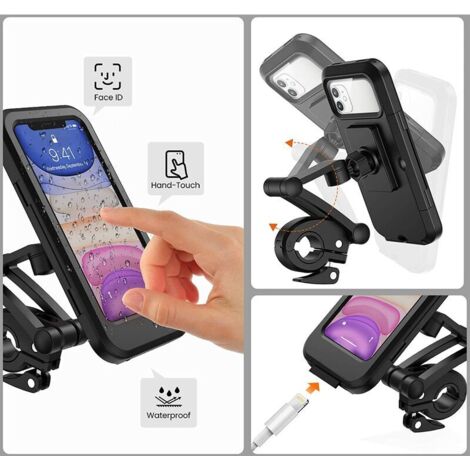 Support pour téléphone portable à vélo, support étanche pour
