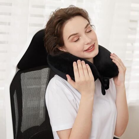 Coussin de Voyage, Oreiller de Voyage en Mousse à mémoire de Forme