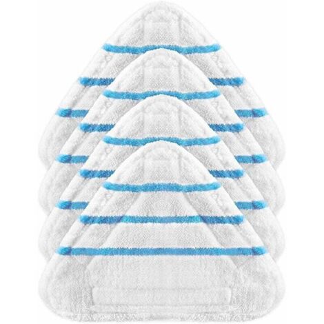 4 Housses Lingettes pour Balai Vapeur Silvercrest Lidl Universel Accessoires pour Nettoyeurs Vapeur (1/4)