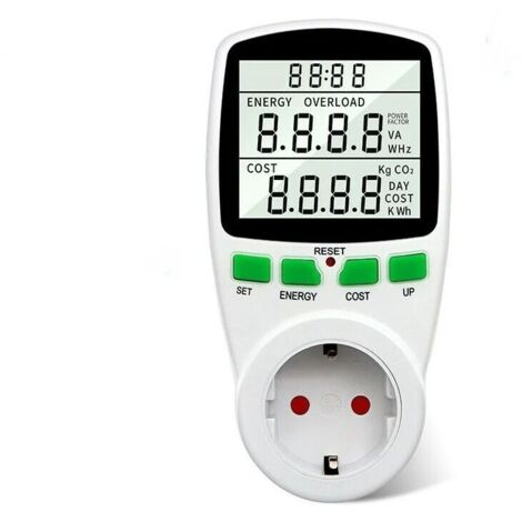 La consommation d'énergie mètre wattmètre Prise Compteur d'énergie de Compteur (1/5)