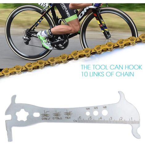 Jauge De Chaîne Pour Vélo - Outil De Mesure Et Réparation - Neuf WINOMO