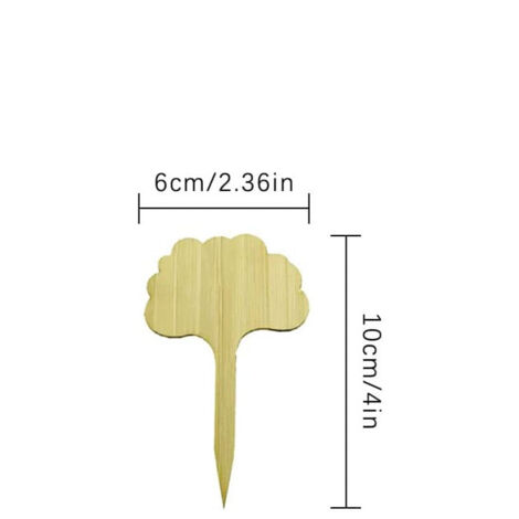 Lot De 30 Étiquettes De Plantes En Bois Noir Type T - Piquets Jardin Pour Légumes, Herbes Et Fleurs