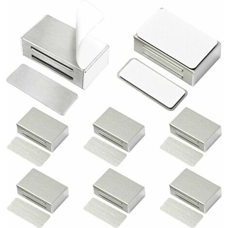 Boîte De 20 Aimants Métalliques Pour Porte De Meuble - Idéal Pour Tableau Magnétique - Occasion