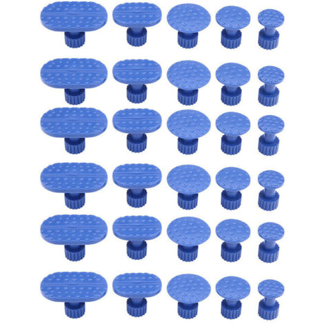 30 pcs Extracteur Onglets Carrosserie De Voiture Débosselage Tirant Onglets Outils De Réparation Sans Peinture Colle Extracteur Ongletspaintless débosselage dent puller (1/4)