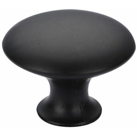 6 Unités Bouton de Meuble Noir Boutons de Meuble Ronds Bouton Poignee de Meuble, Boutons Placard Cuisine Boutons D'armoire à Tiroirs Solides 3022cm Noir (1/5)