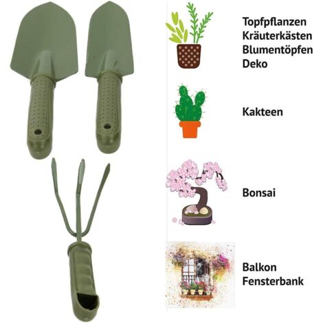 Pelle De Jardin En Aluminium - Manche Antidérapant Ergonomique - Outil Polyvalent Pour Plantation, Désherbage, Transplantation