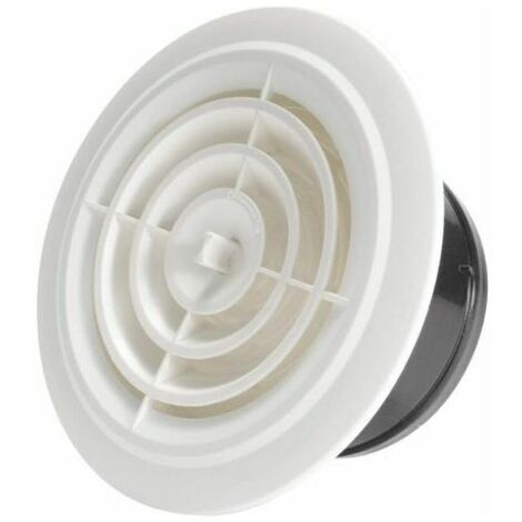 100mm Grille de Ventilation Ajustable Aération d'Air Ronde (1/5)