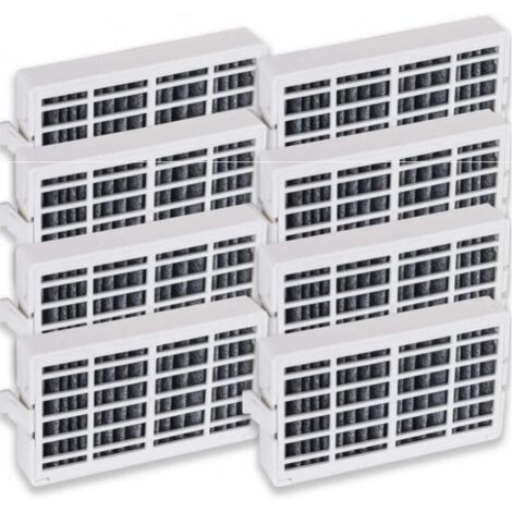 Lot de 8 Filtre désodorisant pour réfrigérateur Whirlpool Whirlpool-W10311524 RAF1180, filtre à charbon actif adapté à Whirlpool-W10311524 RAF1180 (1/4)
