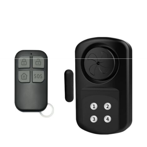 Alarme Maison Sans Fil Anti-Intrusion Systeme de Securite - Waterproof 4 modes 140 dB (1/4)