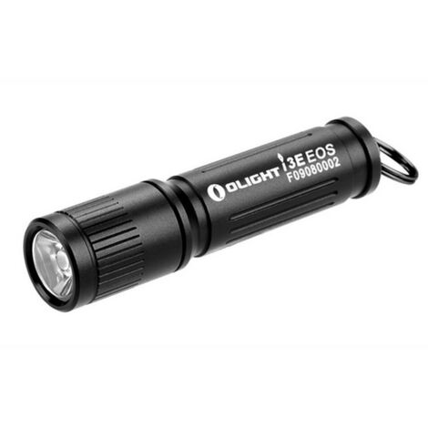Mini Lampe torche porte-clés 90 Lumens noir,Petite Lampe de Poche Avec AAA Pile pour
