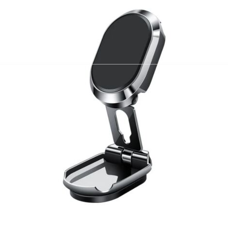 Support magnétique de téléphone pour Voiture métal Multifonctionnel Aimant Rotation 360° Support de téléphone de Bureau pour écran de Tableau de Bord Compatible avec Tous Les téléphones (1/4)