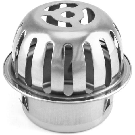 SHINING HOUSEProtege Gouttiere en 304 Acier Inoxydable, Filtre de Gouttière 83mm pour Éviter les Blocages (1/5)