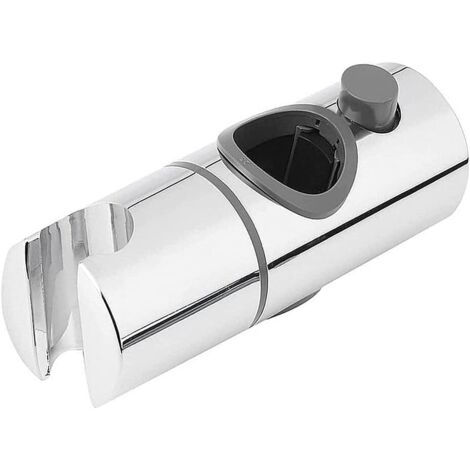 Support de Douche Réglable en ABS,Support de Pommeau de Douche pour Barre de Douche Ronde Standard de 25 mm (1/4)