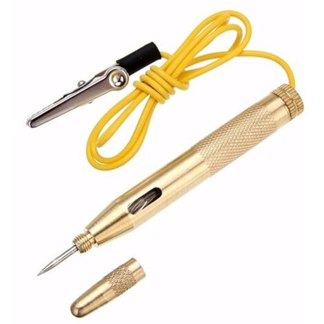 SHINING HOUSE Stylo testeur de tension pour voiture et camion, CC 6 V/12 V/24 V (1/5)