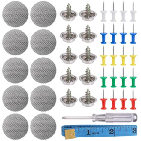 SHINING HOUSE 65PCS Bouton d'outils de Toit de Voiture Décoration Voiture Fixation Bouchon à Vis Réparation de Toit de Voiture Boucle Fixe de Toit de Voiture Bouton Ciel de Toit Voiture pour Fixe (1/4)