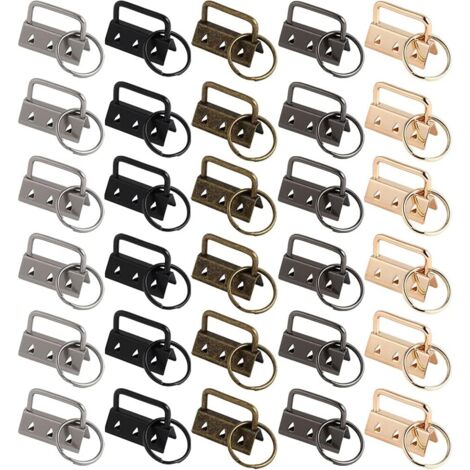 Bracelet Cordon Key Fob Hardware Matériel De Bracelet 30 Pièces Matériel De Fermoir Bracelet Acier Inoxydable