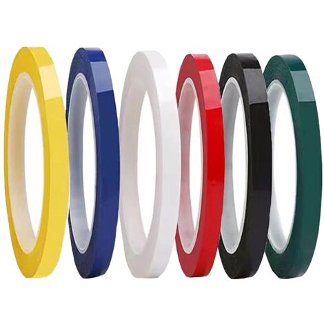 Lot De 6 Rouleaux De Ruban Isolant En Pvc Rouge 15 Mm X 15 M[g4874