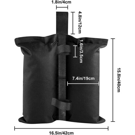 Poids Pavillon Sacs De Sable,Set De 4 Sacs De Sable Sacs De Poids