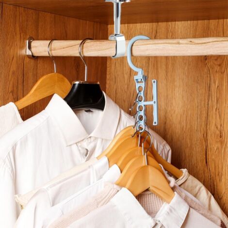 Barre De Penderie 4pcs Support Tringle Penderie 28mm Support De Armoire En INOX Pour Pilier De Rail Vetements Soutien Pour Garde Robe Placard Tige Rideau Douche 69371932 Penderie Fermée