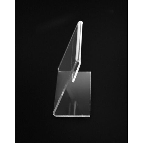 Porte-étiquettes En Acrylique Transparent - Lot De 50, 6x4.3x2.1 Cm, Pour Affichage Prix, Boutique, Bureau