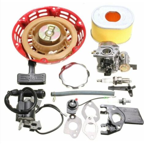 Kit Moteur pour Honda GX160 GX200 5.5HP - Carburateur, Recoil, Bobine d'Allumage, Bougie d'Allumage, Filtre à Air (1/3)