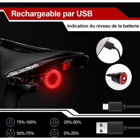 Feu Arrière LED Vélo 7 Modes Feu Arrière Vélo Intelligent ROCKBROS - 100 Lumens, 7 Modes, Rechargeable USB-C, étanche - Capteur De Freinage Inclus Feu Arrière Vélo Rockbros Feu Arrière LED Vélo 7 Modes Feu Arrière Vélo Intelligent ROCKBROS - 100 Lumens, 7 Modes, Rechargeable USB-C, étanche - Capteur De Freinage Inclus Feu Arrière Vélo Rockbros