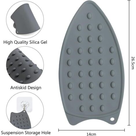 Tapis à Repasser Support pour Fer Repasser en Silicone Tapis de Repos