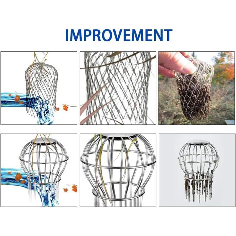 Protection De Gouttière En Acier Inoxydable 304 Pour
