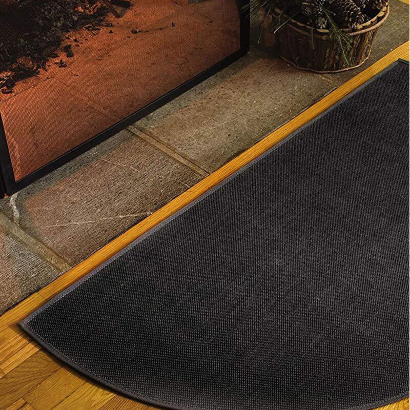 Tapis Ignifuge Pour Cheminée Et Poêle - En Silicone Fibre De Verre, 50x80 Cm | Protection Sol Contre Chaleur, étincelles | Facile à Nettoyer