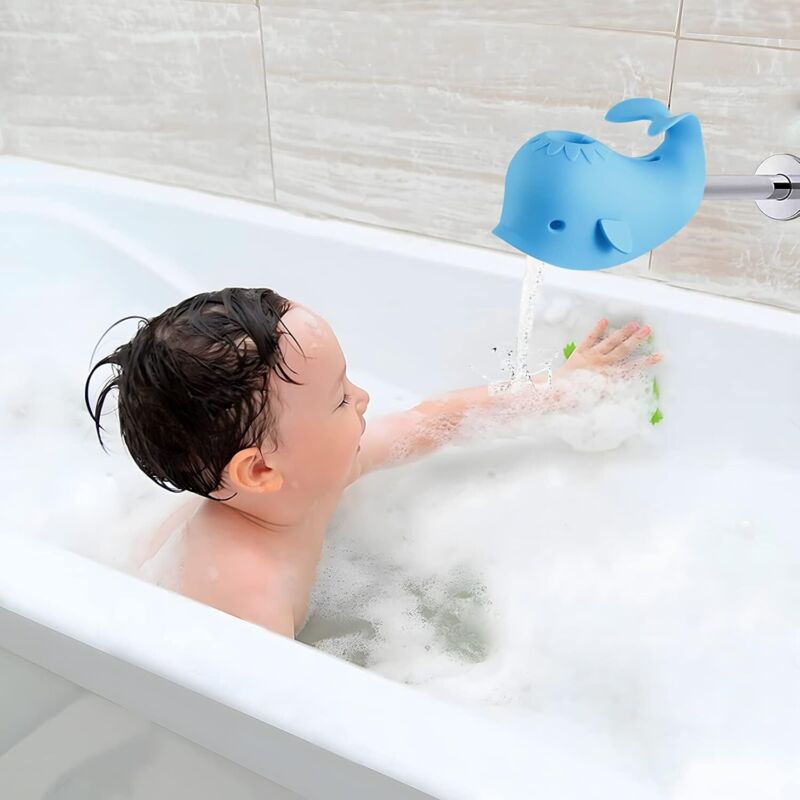 Housse De Robinet Bleue, Housse De Robinet De Baignoire Pour Bébé, Housse De Robinet De Bain Pour Enfants